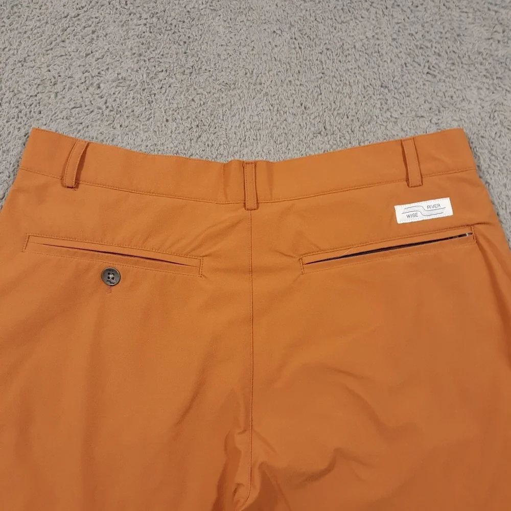Wise River Pomeroy Shorts Mens Size 32 x 8.5 Brown Outdoor Travel Hiking